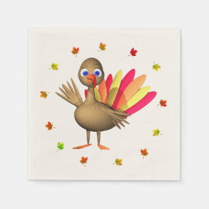 Baby Thanksgiving Turkey Napkin