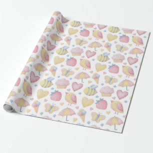 Baby themed wrapping paper