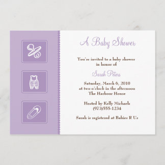 Baby Things Baby Shower Invitation