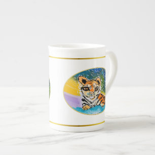 Baby Tiger "Art by Kids" Bone China Mug