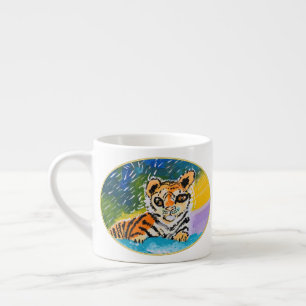 Baby Tiger "Art by Kids"  Espresso Cup