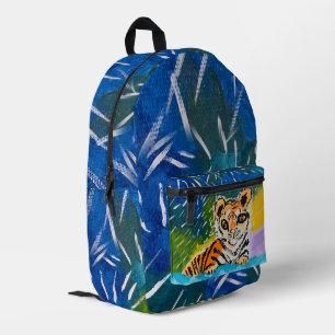 Baby Tiger "Art by Kids" Printed Backpack