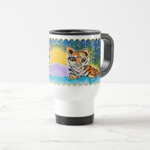 Baby Tiger "Art by Kids" Travel Mug