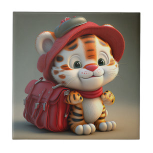 Baby Tiger Cartoon-76775 Ceramic Tile