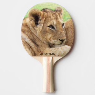 Baby Tiger custom monogram ping pong paddle