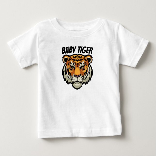 Baby Tiger Customised  T-Shirt (Front)