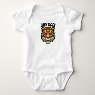 Baby Tiger Customised T-Shirt Bodysuit