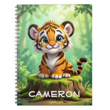 Baby Tiger | Cute Cartoon Kid's Nursery Art