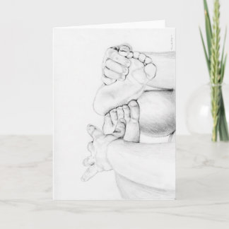Baby Toes and Fingers Greeting Card
