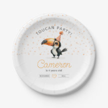 Baby Toucan, orange, kid’s birthday celebration 