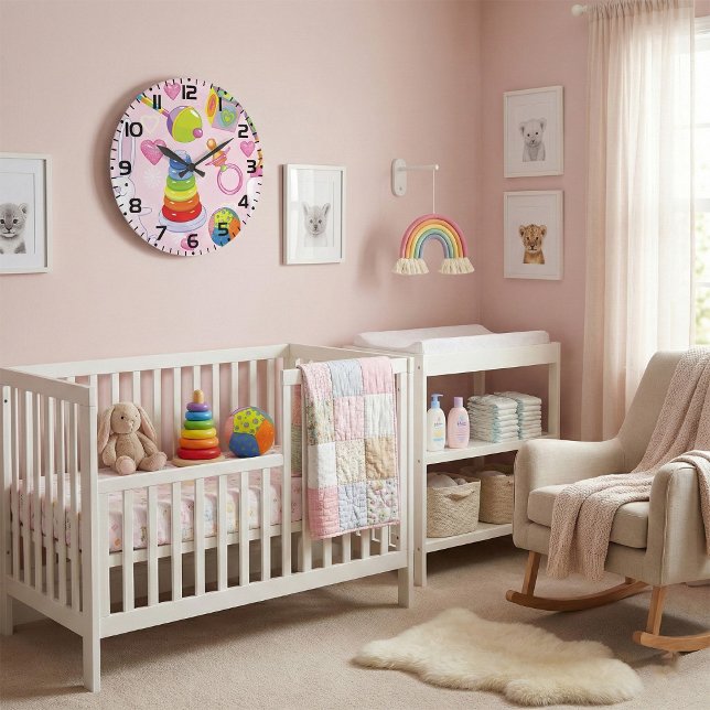 Baby Toys and Nursery Essentials  Large Clock (Creator Uploaded)