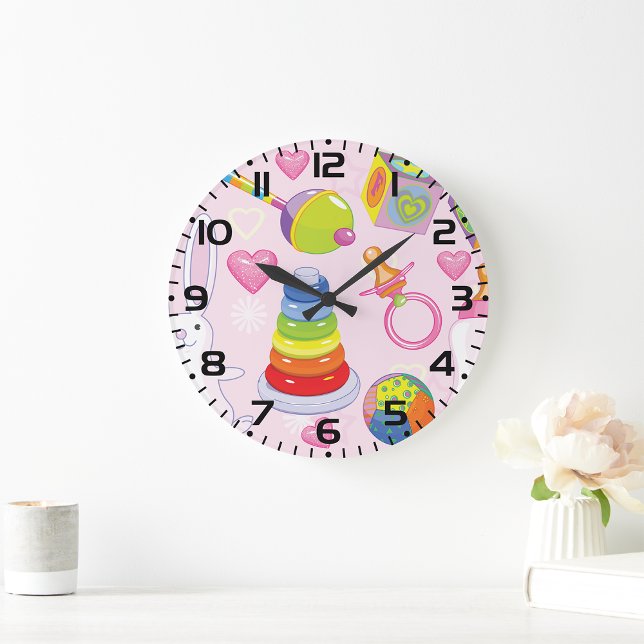 Baby Toys and Nursery Essentials  Large Clock (Creator Uploaded)