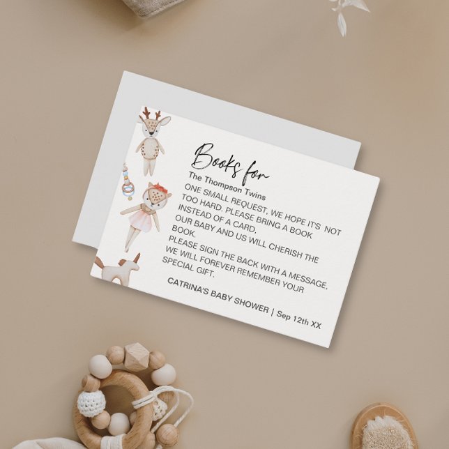 Baby Toys Gender Neutral Twins Book for Baby Enclosure Card (Creator Uploaded)