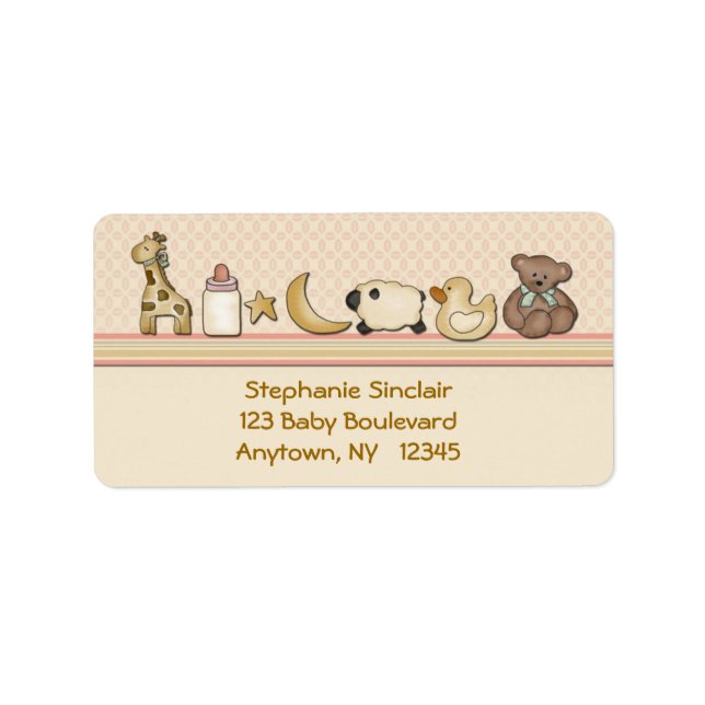 Baby Toys Label (Front)