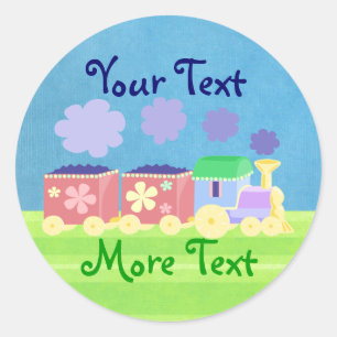 Baby Train Stickers