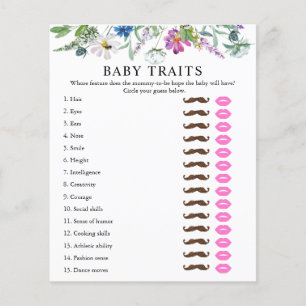 Baby Traits   Baby Shower Game 