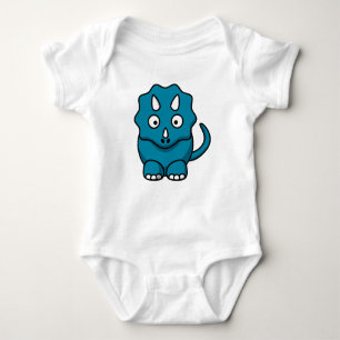 Baby Triceratops Baby Bodysuit