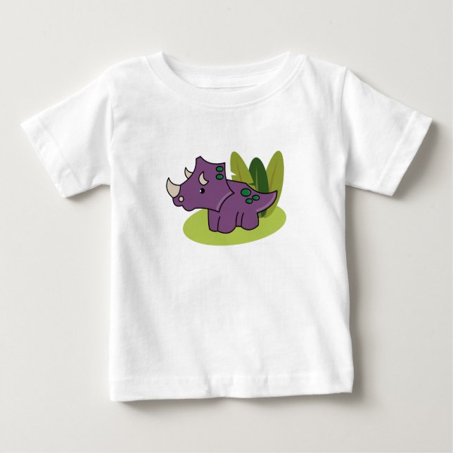 Baby Triceratops Baby T-Shirt (Front)