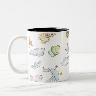 Baby Trinkets Two-Tone Coffee Mug
