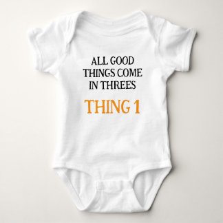 Baby Triplets, Funny Triplets Gift Idea, Neutral  Baby Bodysuit