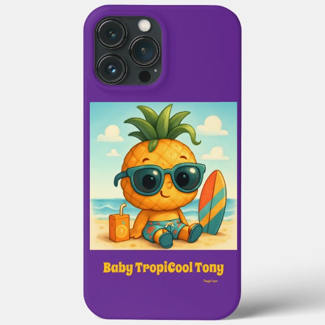 Baby TropiCool Tony - Pineapple Empire Case-Mate iPhone Case (Back)