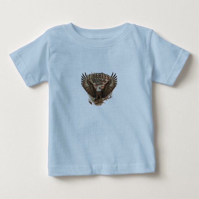 Baby tshirt design with inspiring statement  (Front)
