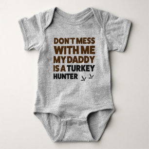 Baby Turkey Hunting Jersey Bodysuit Shirt