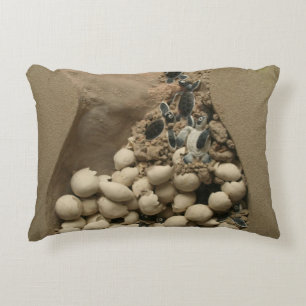 Baby Turtle Eggs Hatching Decorative Cushion