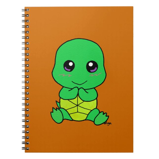 Baby turtle notebook (Front)