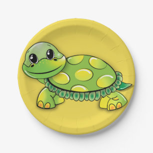 BABY TURTLE PARTY PLATES