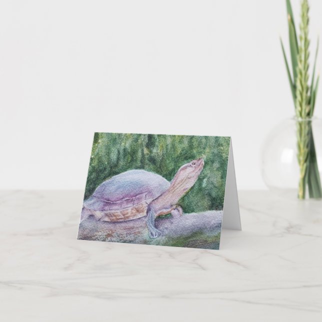 Baby Turtle Thank You Card (Front)