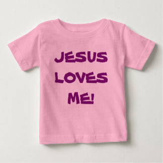 Baby Tutu Body Suit - Jesus Loves Me Baby T-Shirt
