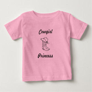 Baby Tutu Bodysuit, Cowgirl Princess, Boots & Hat Baby T-Shirt