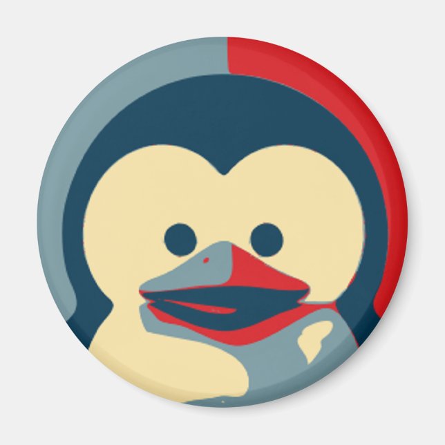 Baby Tux Linux Magnet (Front)