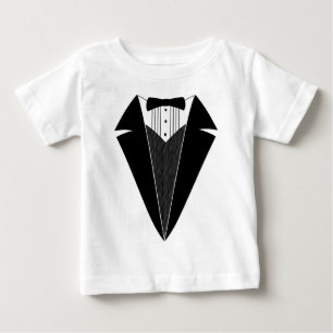 Baby Tuxedo, Black + White T-Shirt