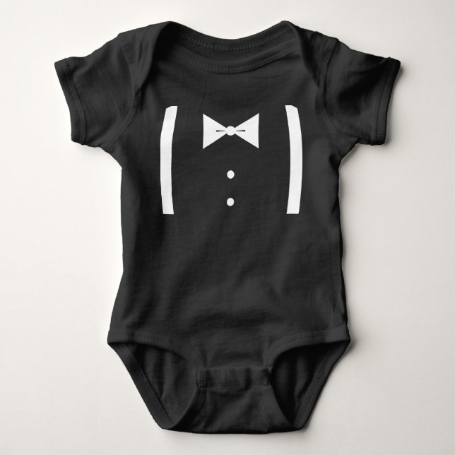 Baby Tuxedo Bodysuit (Front)