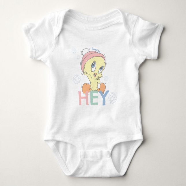 Baby TWEETY™ Hey Snow Baby Bodysuit (Front)