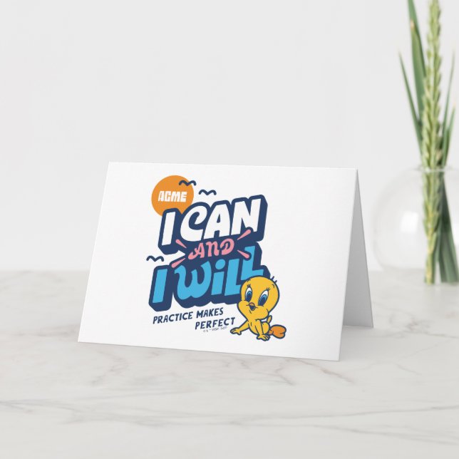 Baby TWEETY™ - I Can And I Will Card (Front)