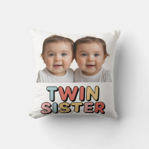 Baby Twin sisters Cushion
