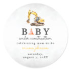 Baby Under Construction Boy Baby Shower