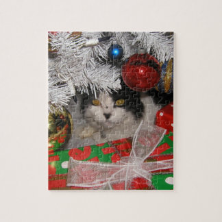 Baby under the Christmas tree Jigsaw Puzzle