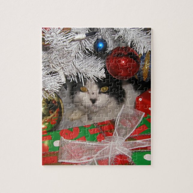 Baby under the Christmas tree Jigsaw Puzzle (Vertical)