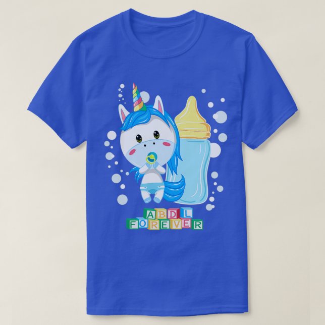 BABY UNICORN ABDL FOREVER ageplay T-Shirt (Design Front)