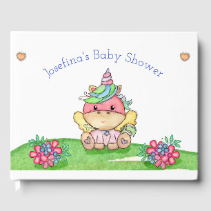 Baby Unicorn Baby Shower Guest Book