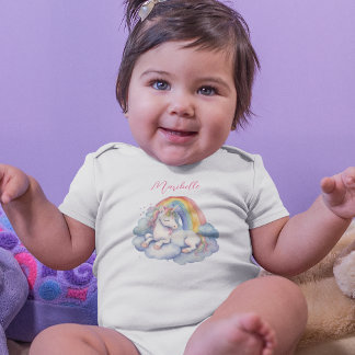 Baby Unicorn Girl Bodysuit