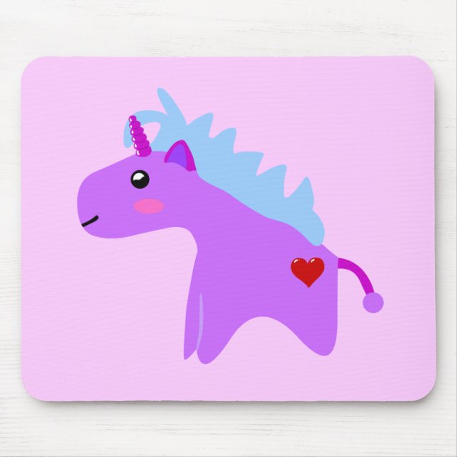 Baby Unicorn Mouse Pad (Front)