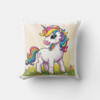 Baby unicorn pillow