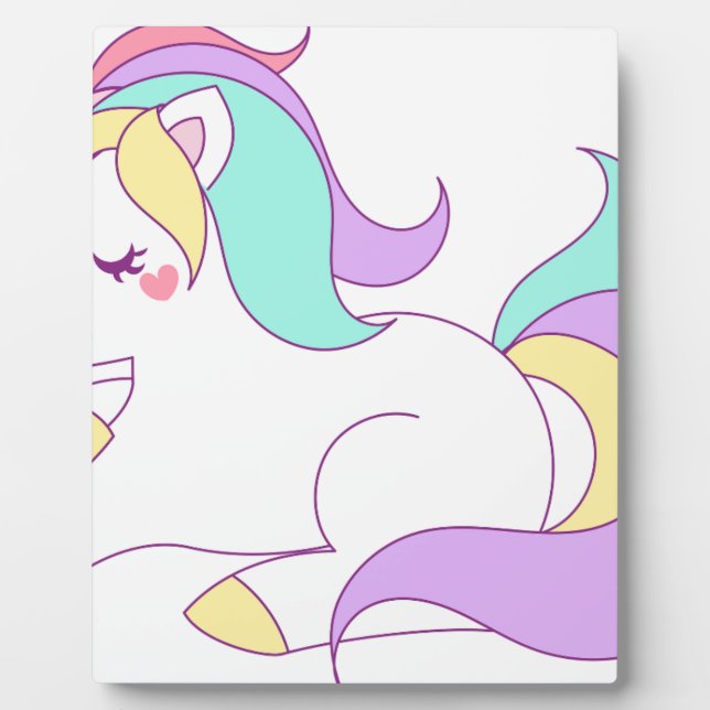 Baby Unicorn Plaque (Front)