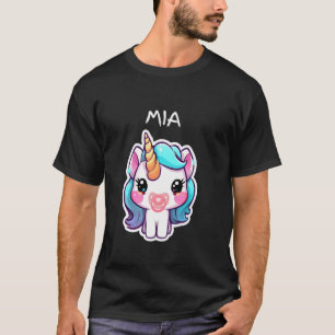 Baby Unicorn with Pink Pacifier Personalized for M T-Shirt