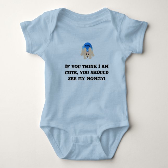 Baby Upside Down Bodysuit (Front)